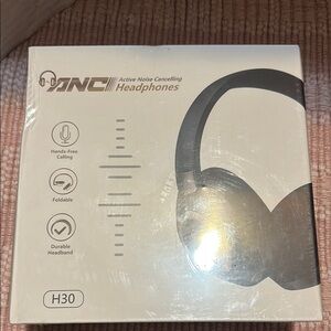 Eaorul H30 Noise Cancelling Headphones black /golden Bluetooth & microphone